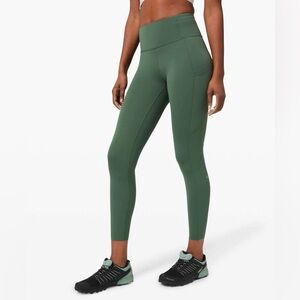 Lululemon Fast and Free Tight Size 4 Algae Green